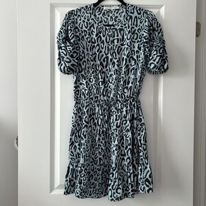Rebecca Minkoff Size S Aston Ruffle Skirt Button-Down Dress